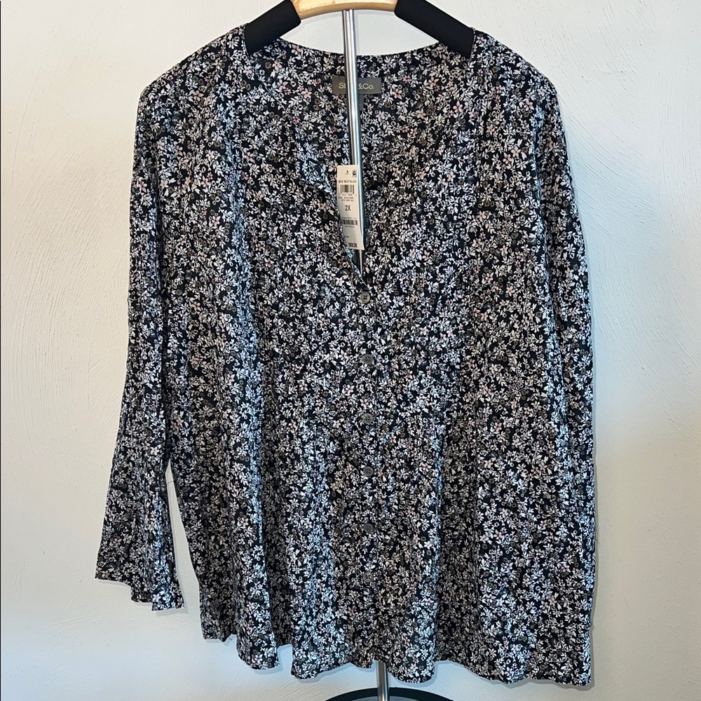 Style & Co. Floral Tunic Top
